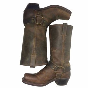 RARE vintage Frye moto boots